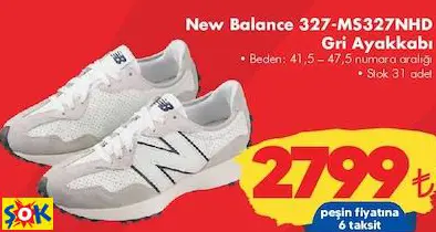 NEW BALANCE 327-MS327NHD GRİ AYAKKABI